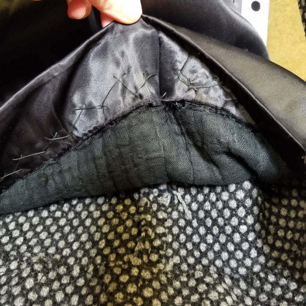 Christian Dior Peak Lapel Trench Coat Black & Gray - Picture 7 of 12
